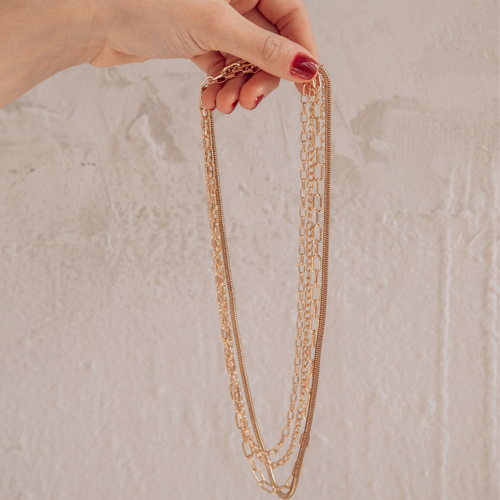 REYNA MULTI-CHAIN NECKLACE